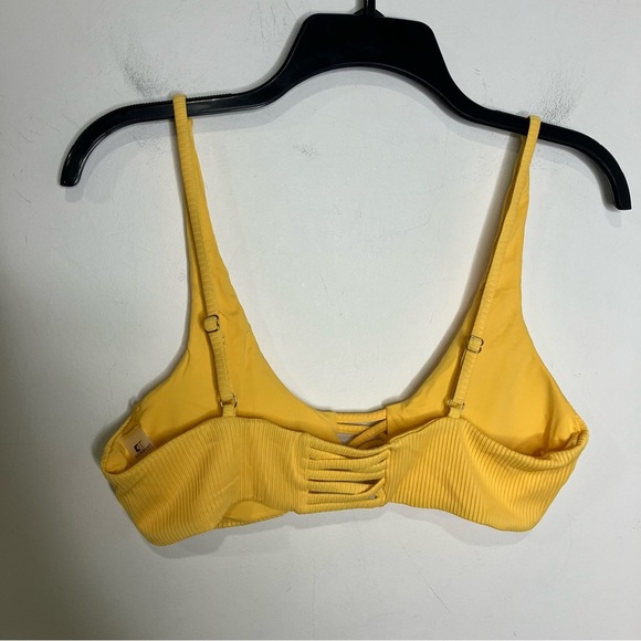 Tini Bikini yellow bikini top women’s size large beach casual summer swimming - Picture 3 of 8